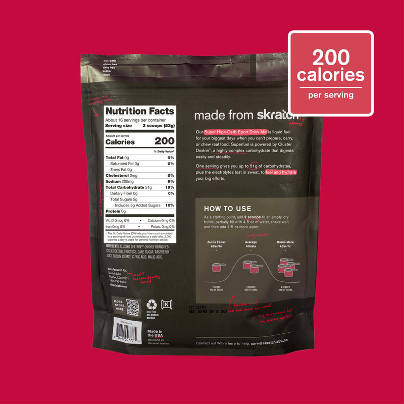 Load image into Gallery viewer, Skratch Labs Super High-Carb Drink Mix
