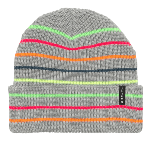 Load image into Gallery viewer, Autumn Multi-Stripe Beanie - Gear West

