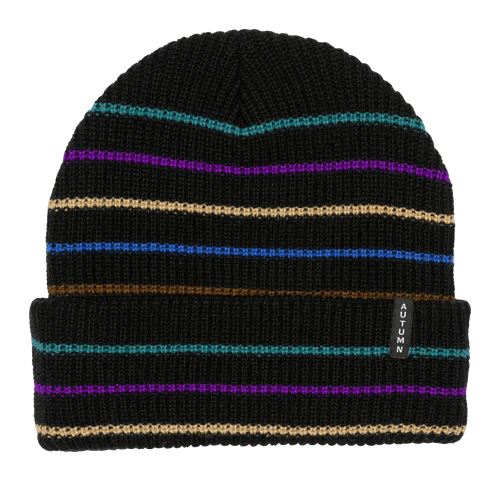 Load image into Gallery viewer, Autumn Multi-Stripe Beanie - Gear West
