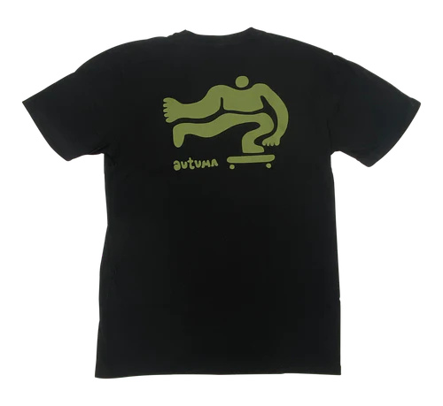 Autumn Roll S/S Tee In Black - Gear West