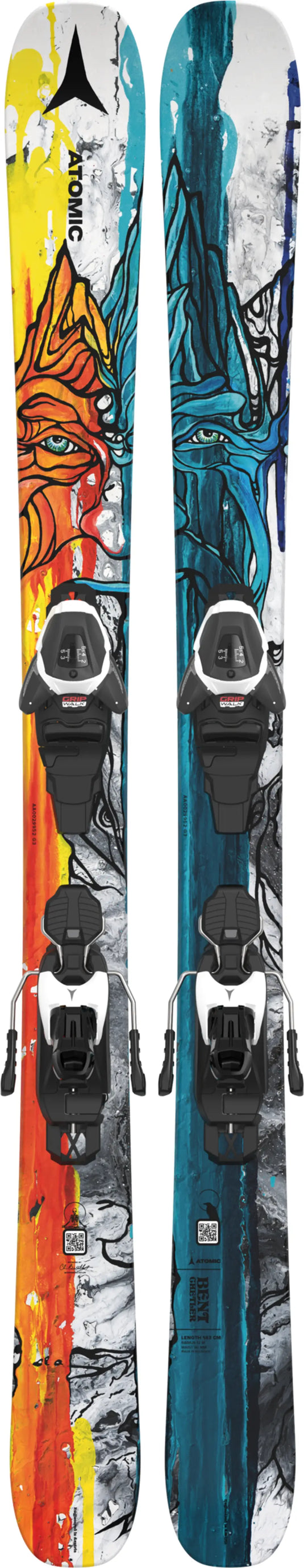 Atomic W24 Bent Chetler Mini Ski w/ L6 GW Binding 2024
