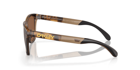 Oakley Frogskins Range Brown Tort Smoke Sunglasses w/Prizm Tungsten Polarized Lens