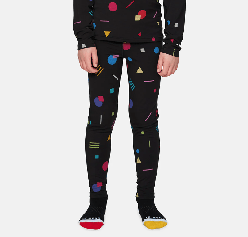 Load image into Gallery viewer, Le Bent Kids Confetti Midweight Baselayer Bottom - Gear West
