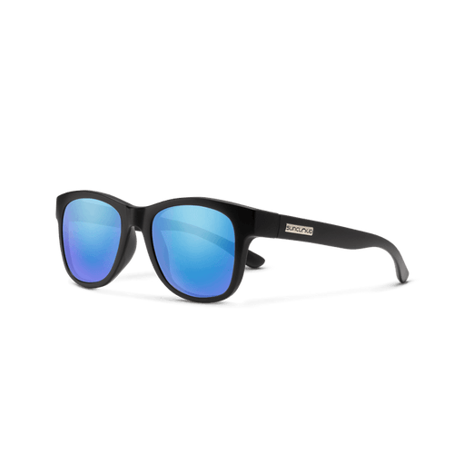 Suncloud Leeway Matte Black w/Polarized Blue Mirror Lens