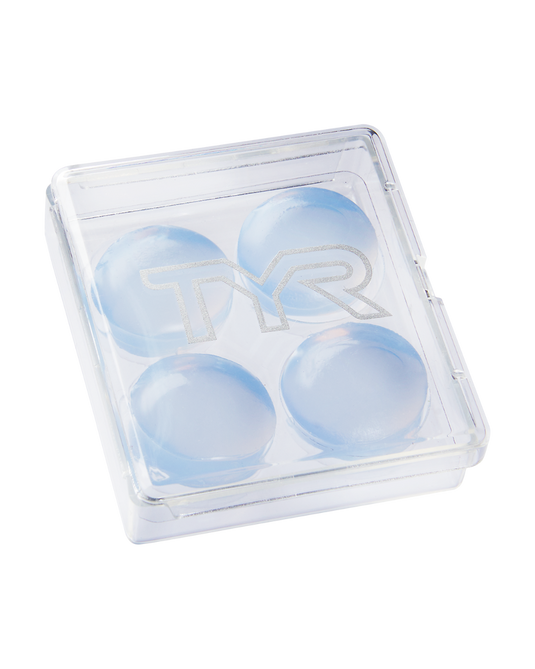 TYR Soft Silicone Ear Plugs Clear
