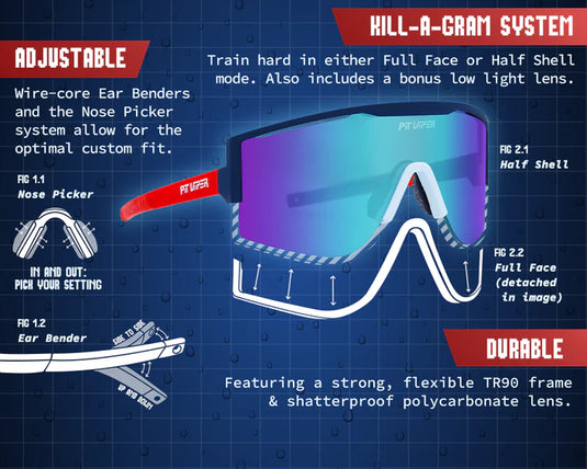 Pit Viper The Try-Hard Sunglasses - Gear West