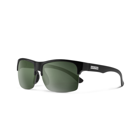 Suncloud Rambler Lite Matte Black | Polarized Gray Green Lens