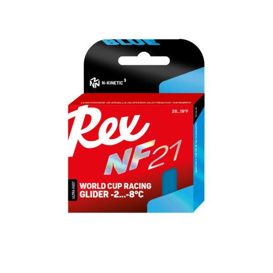 Rex NF21 Blue WC Race Glide Wax 40g - Gear West