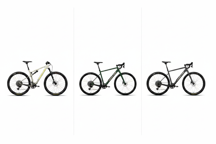Santa Cruz Bikes Homepage Collage
