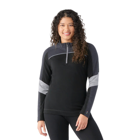 Smartwool W Classic Thermal Merino BL Colorblock 1/4Z - Gear West