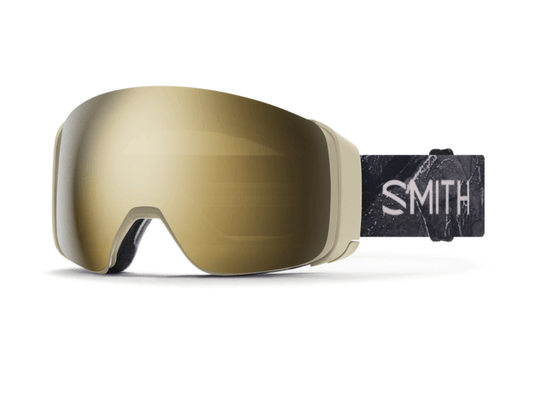 Smith 4D MAG Goggle AC Sage with ChromaPop Sun Black Gold Mirror Lens - Gear West