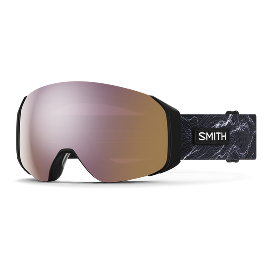 Smith 4D MAG S Google in AC Hadley Hammer with ChromaPop Everyday Rose Gold Mirror Lens - Gear West