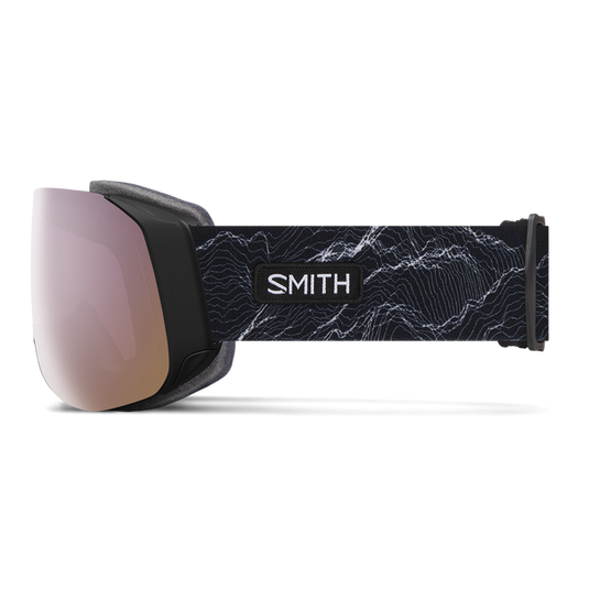 Smith 4D MAG S Google in AC Hadley Hammer with ChromaPop Everyday Rose Gold Mirror Lens - Gear West