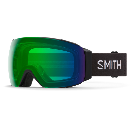 Smith I/O MAG Goggle in Black with ChromaPop Everyday Green Mirror Lens - Gear West