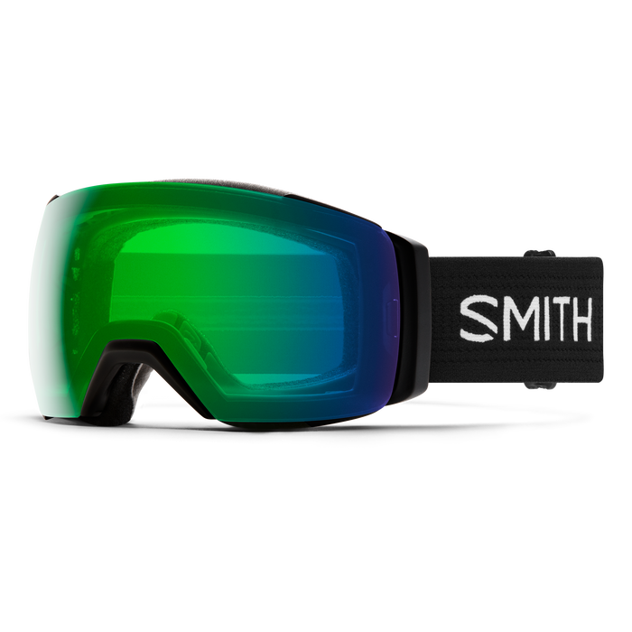 Load image into Gallery viewer, Smith I/O MAG XL Goggle in Black with ChromaPop Everyday Green Mirror Lens - Gear West
