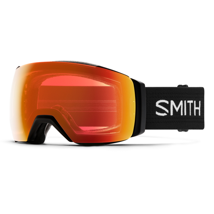 Load image into Gallery viewer, Smith I/O MAG XL Goggle in Black with ChromaPop Everyday Red Mirror Lens - Gear West
