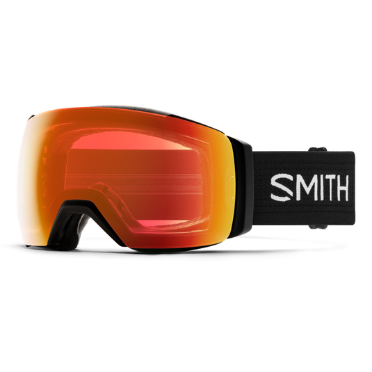 Smith I/O MAG XL Goggle in Black with ChromaPop Everyday Red Mirror Lens - Gear West