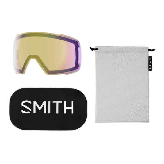 Smith I/O MAG XL Goggle in Terra Slash with ChromaPop Sun Black Gold Mirror Lens - Gear West