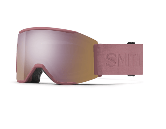 Smith Squad MAG Goggle in Chalk Rose with ChromaPop Everyday Rose Gold Mirror Lens - Gear West