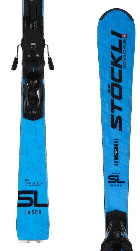 激安通販 WRT Laser Stockli SL Binding 16 WRT & Plate D20 w/ Ski FIS スキー