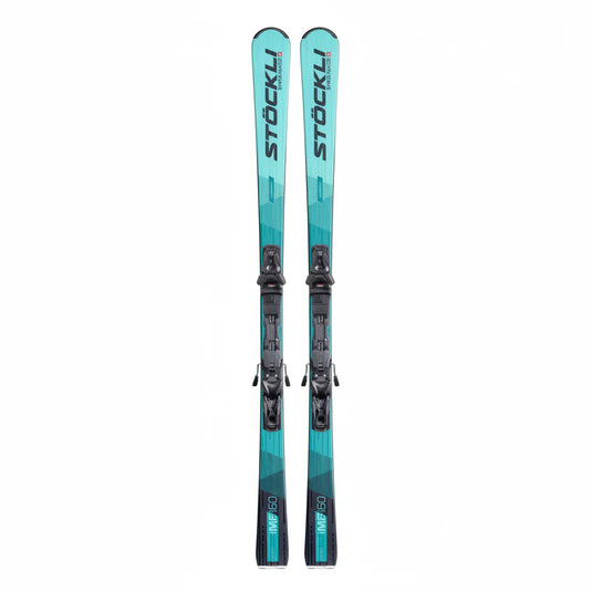 Stockli Women's Laser MP Ski with D20 Plate & Salomon SRT12 Stockli Women's Laser MP Ski with D20 Plate & Salomon SRT12