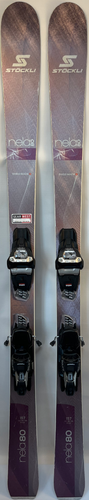 Demo Stockli Women's Nela 80 157cm w/ Marker Squire 11 TCX Demo Binding