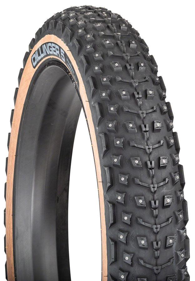 Load image into Gallery viewer, 45NRTH Dillinger 5 Tire - 26 x 4.6, Tubeless, Folding, Tan, 60tpi - Gear West
