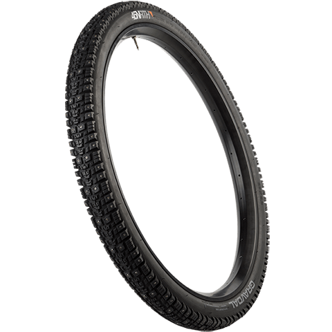 Load image into Gallery viewer, 45NRTH Gravdal Bike Tire - 26 x 2, Clincher, 33tpi, 216 Carbide Steel Studs - Gear West
