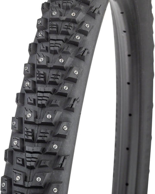 45NRTH Kahva Tire - 29 x 2.25, Tubeless, Folding, Black, 60tpi, 252 Concave Carbide Studs - Gear West