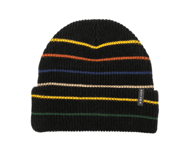 Load image into Gallery viewer, Autumn Multi Stripe Beanie - Gear West
