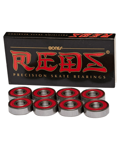 Bones Reds Skateboard Bearings 8 Pack - Gear West