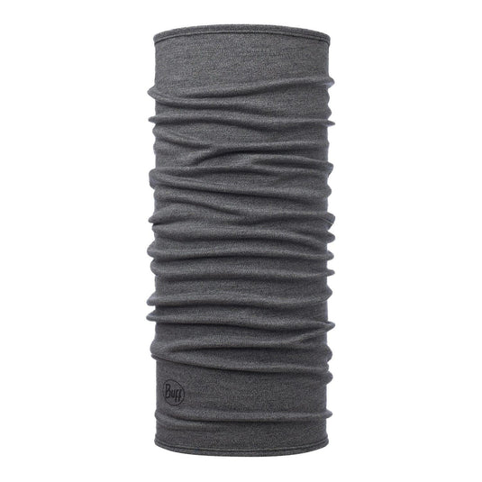 Buff Merino Midweight Neckwear Light Grey Melange - Gear West
