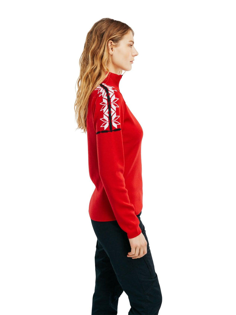 Load image into Gallery viewer, Dale of Norway Women&#39;s Mt. Blåtind Sweater in Red size Medium - Gear West
