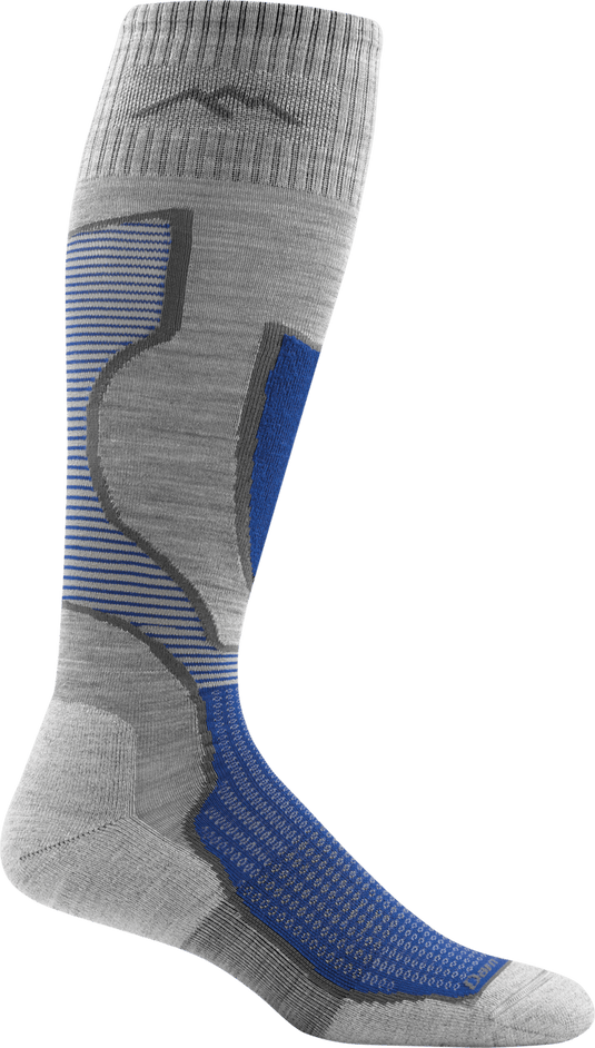 Darn Tough Men's Outer Limits Over-The-Calf Lightweight Sock in Gray - Gear West