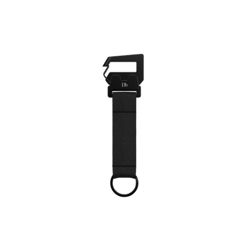 Db The Tillägg Keychain (The Hook) in Blackout - Gear West