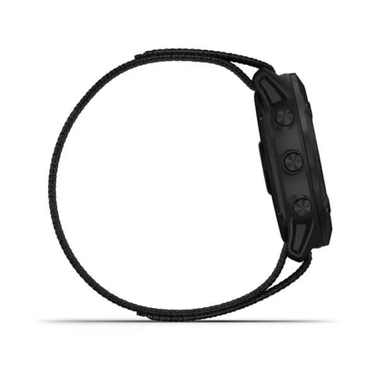 Garmin Enduro GPS Carbon Gray DLC Titanium with Black UltraFit Nylon Strap BND - Gear West