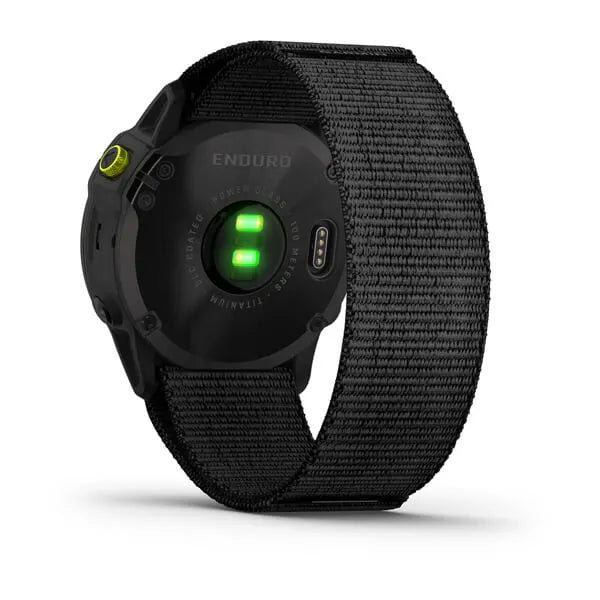 Load image into Gallery viewer, Garmin Enduro GPS Carbon Gray DLC Titanium with Black UltraFit Nylon Strap BND - Gear West
