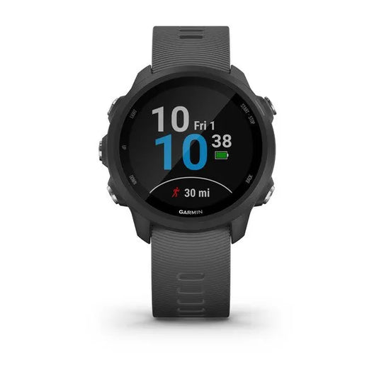 Garmin Forerunner 245 Black With Slate Gray Band - Gear West