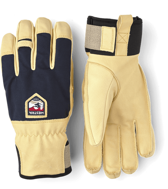 Hestra Sarek Ecocuir Glove in Navy - Gear West