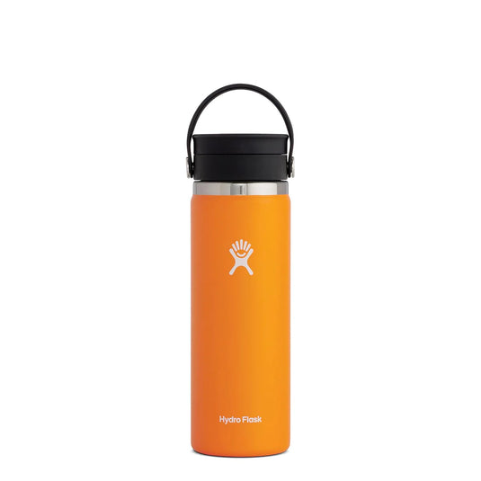 Hydro Flask Wide Mouth Water Bottle, Flex Cap 32 oz, Lava