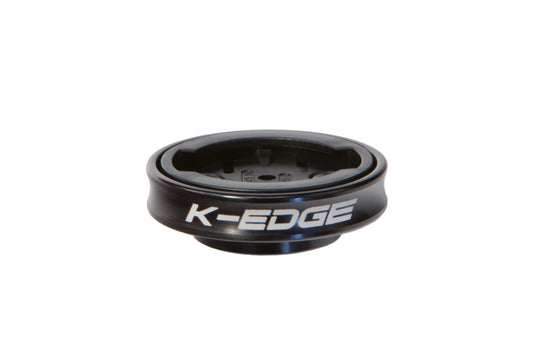 K-EDGE Gravity Cap Stem Mount for Garmin Quarter Turn Type Computers, Black - Gear West