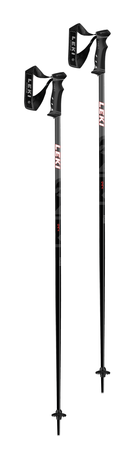 Leki QNTM Pole Black/Red - Gear West