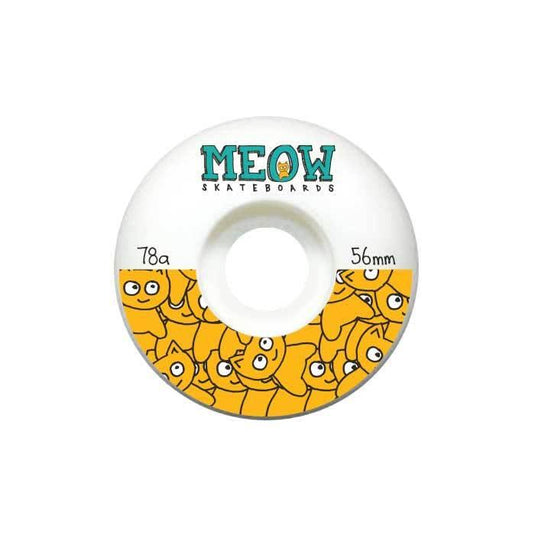 Meow Sticker Pile Split 56mm 78a Wheels - Gear West