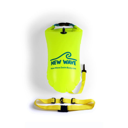 New Wave Swim Buoy - Medium (15 Liter) - PVC Fluo Green - Gear West