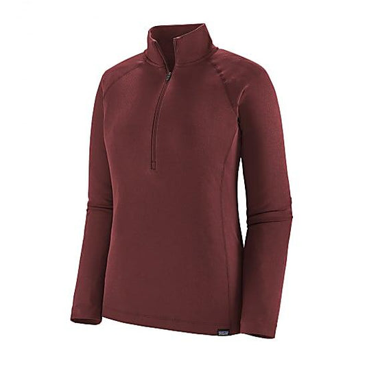 Patagonia Women's Capilene Midweight Zip-Neck in Chicory Red - Gear West