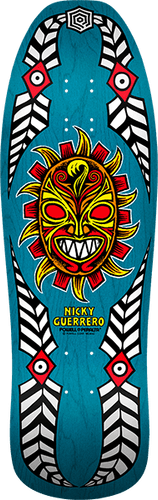 Powell Peralta Guerrero Mask Blue Skateboard Deck - Gear West