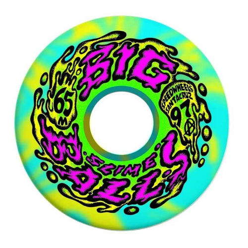 Santa Cruz Slime Big Balls 65mm 97A Skateboard Wheels - Gear West