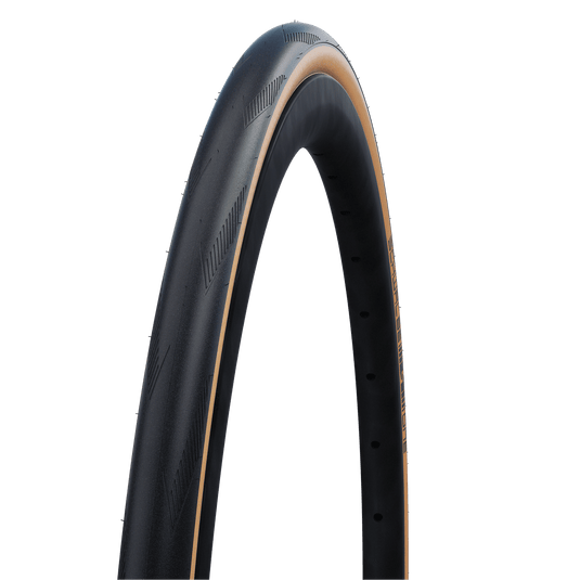 Schwalbe One 700 x 28C Tubeless Bike Tire in Black/Tan - Gear West