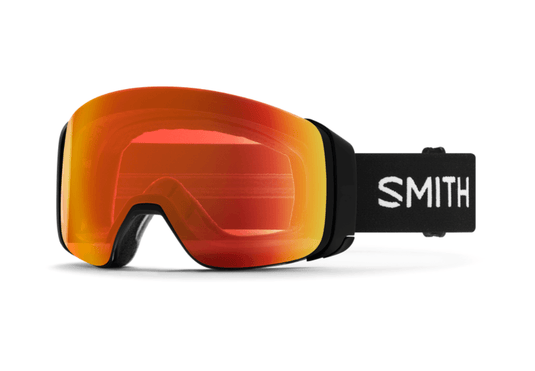 Smith 4D MAG Goggle in Black with ChromaPop Everyday Red Mirror Lens - Gear West