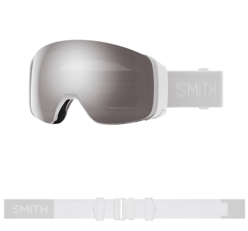 Load image into Gallery viewer, Smith 4D MAG Goggle in White Vapor with ChromaPop Sun Platinum Mirror Lens - Gear West
